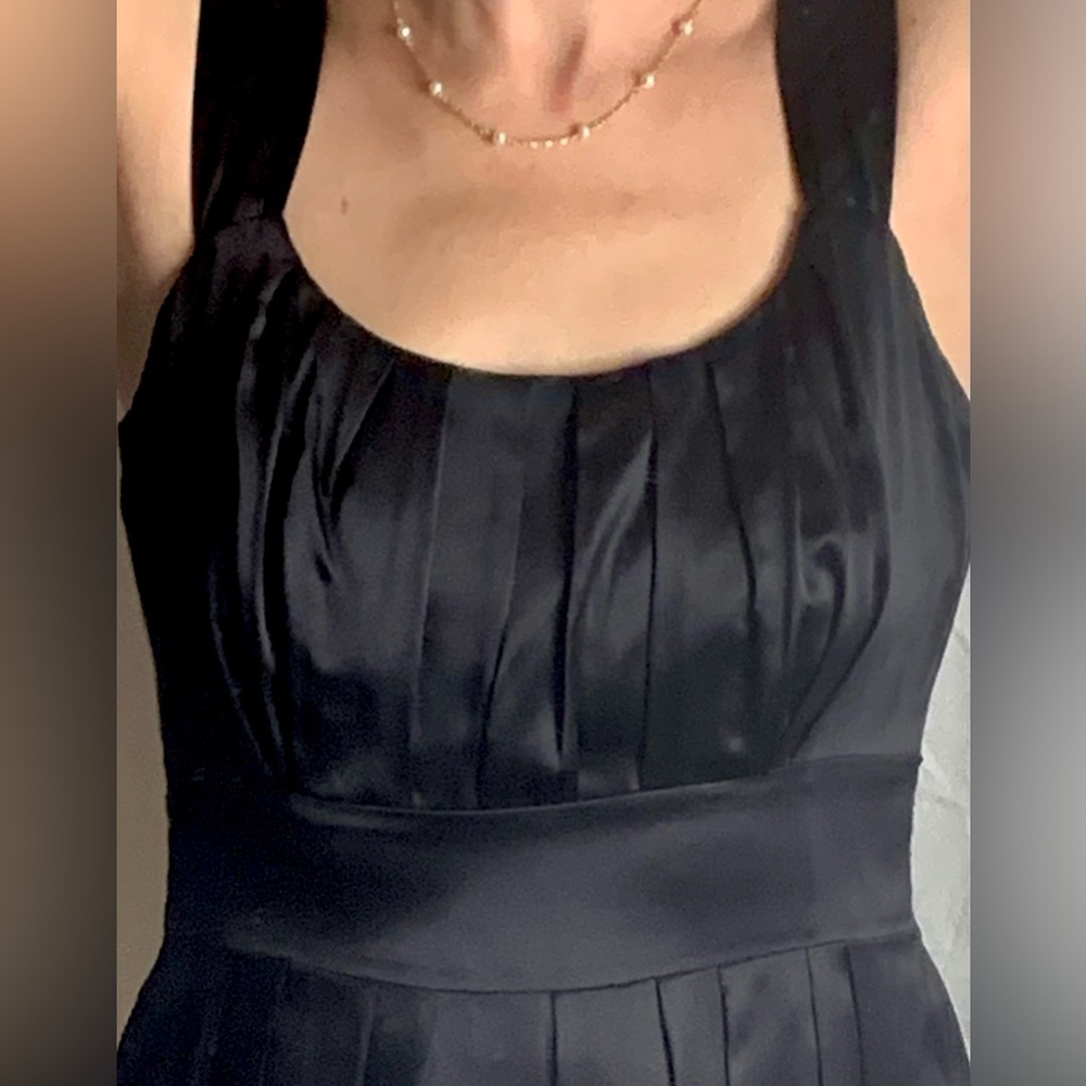 TEENFLO🇨🇦SILK BLACK COCKTAIL DRESS 2000’s